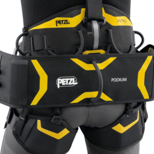 Ghế làm việc PODIUM rất tiện lợi, có ba vòng treo thiết bị giúp việc mang thiết bị dễ dàng và cân bằng hơn.