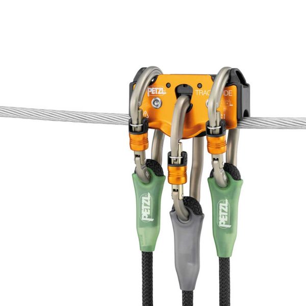 Ròng rọc trượt Zipline Petzl TRAC GUIDE Pulley