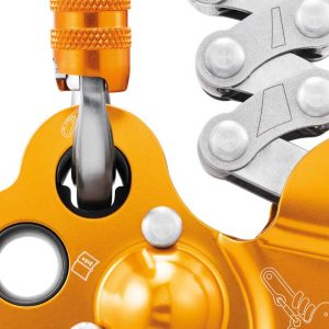 Khóa đu dây Petzl ZIGZAG PLUS Descender - ròng rọc tích hợp