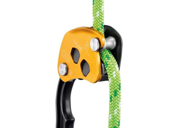 Khóa hãm phụ Petzl CHICANE Descender tăng cường độ bám khi đu dây đơn