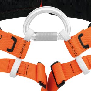 Điểm kết nối thấp của đai thám hiểm hang động Petzl AVEN giúp việc leo lên dễ dàng