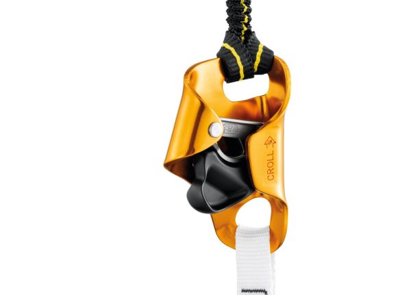 Khóa kép dây Croll L trên Vòng leo gối Petzl KNEE ASCENT LOOP