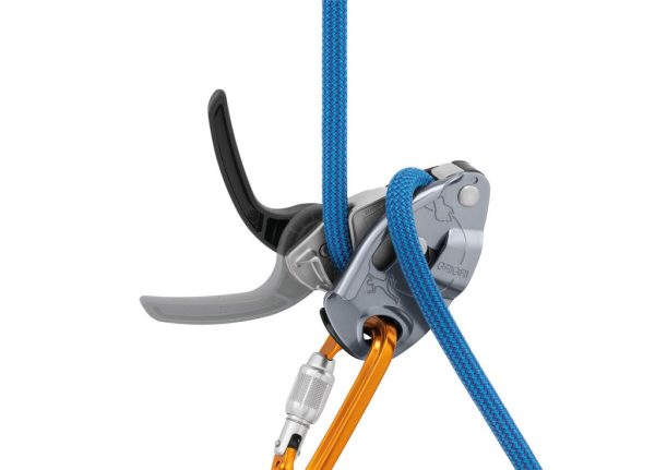 Tay cầm tiện dụng trên thiết bị hãm dây Petzl GRIGRI