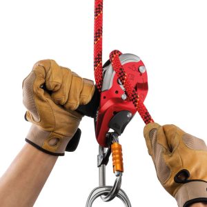 Mặt ma sát dây trên thiết bị hãm Petzl I'D L