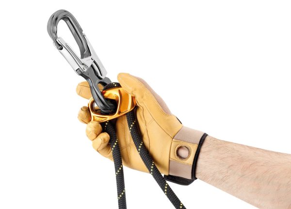 Móc an toàn Petzl EASHOOK OPEN dùng cho dây nối điều chỉnh