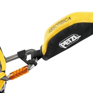 Thanh định vị móc khóa Petzl CAPTIV giữ thiết bị hoặc dây buộc tích hợp với đầu nối, hạn chế nguy cơ mất