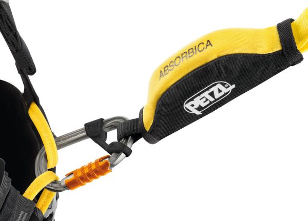 Thanh định vị móc khóa Petzl CAPTIV giữ thiết bị hoặc dây buộc tích hợp với đầu nối, hạn chế nguy cơ mất