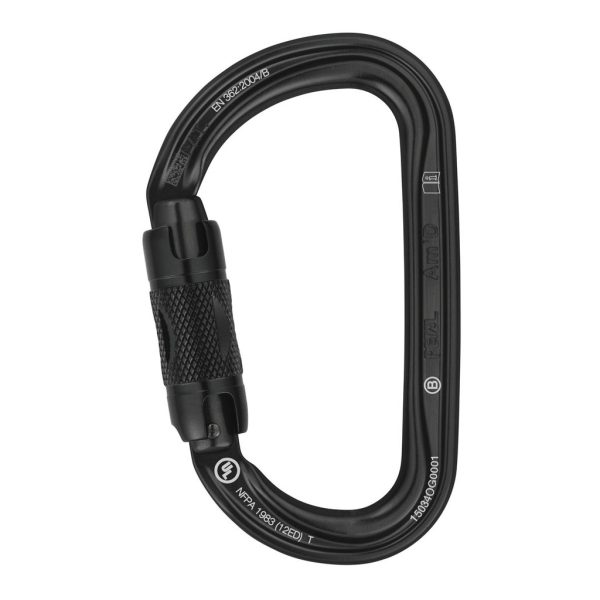 Móc khóa Petzl Am’D Carabiner Twist-Lock Black