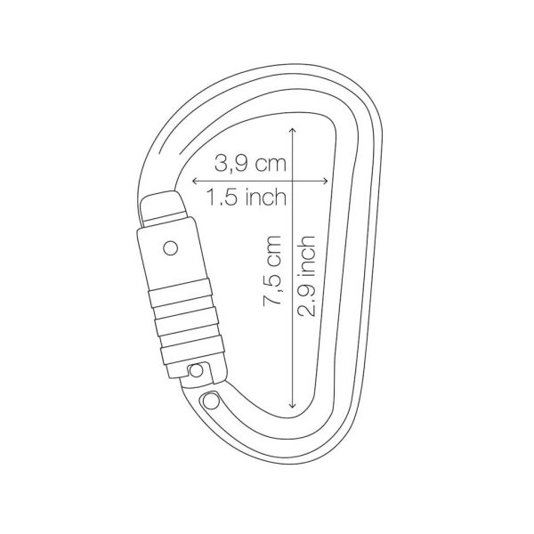 Móc khóa Petzl Sm’D Carabiner Dimension