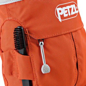 Túi đựng phấn Petzl SAKAPOCHE Red có zip tăng dung tích và giá để bàn chải