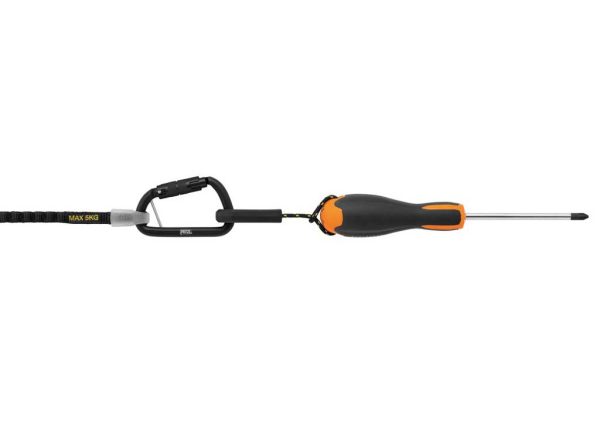 Dây giữ dụng cụ Petzl TOOLINK M giữ dụng cụ nặng đến 5kg chắc chắn với đầu siết