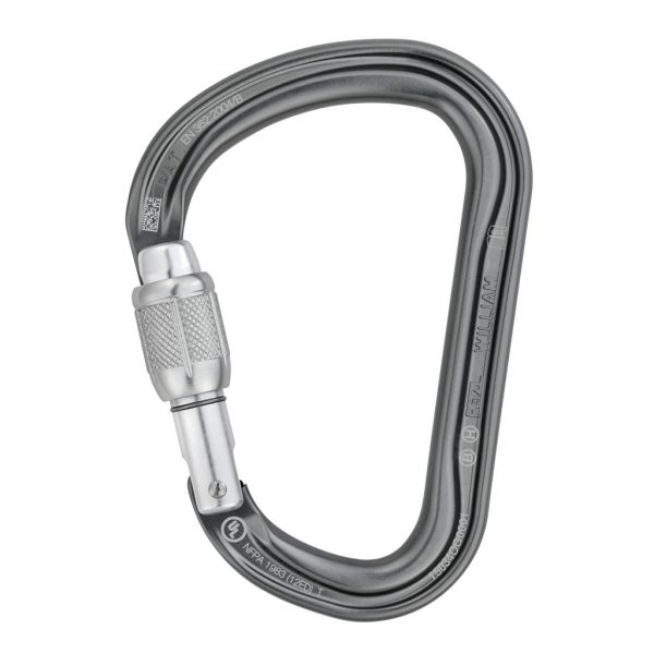 Móc khóa Petzl WILLIAM Carabiner Screw-Lock