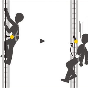 Điểm móc LADDER CLIMB ở bụng cho phép gắn vào con trượt chống rơi, mang lại sự thoải mái tối đa trong quá trình di chuyển.