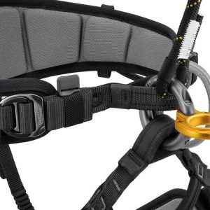 Petzl RING2RING cho phép người cứu hộ sắp xếp thiết bị của họ tốt hơn tại điểm gắn ở bụng và giúp người vận hành tời tiếp cận điểm kết nối dễ dàng hơn khi kết nối với người cứu hộ.