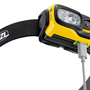 Đèn đội đầu Petzl SWIFT RL 1100 lumens rechargeable headlamp có thể sạc lại bằng cổng USB-C