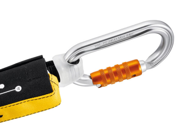 Đầu chặn giữ móc khóa Petzl STRING Accessory for maintaining connector orientation and protecting carabiner attachment loop