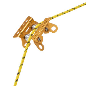 Mặt góc cạnh cho phép lắp đặt bộ bảo vệ dây thừng trên dầm chữ I, cạnh vuông hoặc lan can.